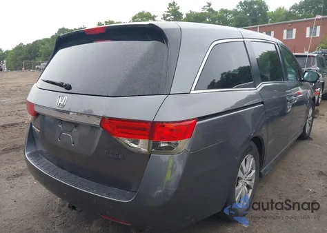2014 Honda Odyssey Ex-L из США, поврежденный, VIN 5FNRL5H62EB040271